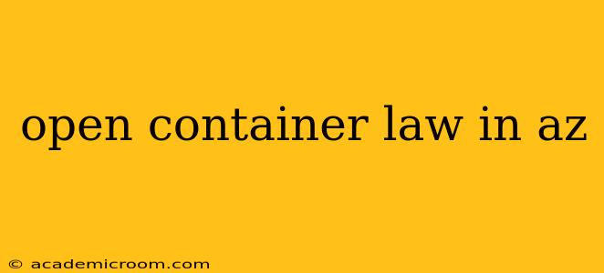 open container law in az