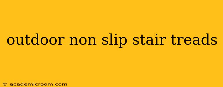 outdoor non slip stair treads