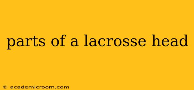 parts of a lacrosse head