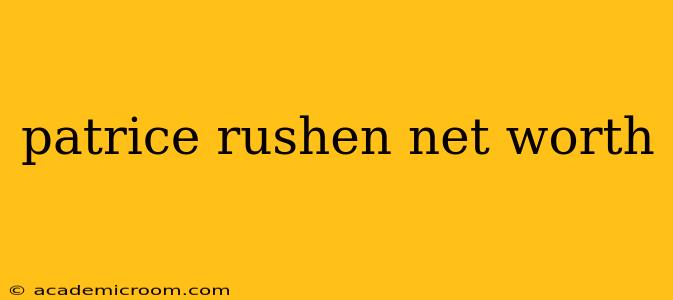 patrice rushen net worth