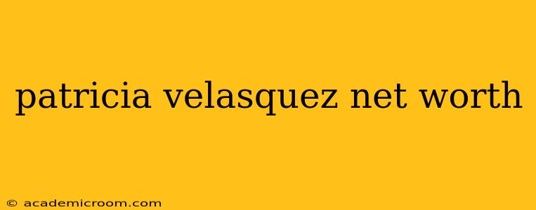 patricia velasquez net worth