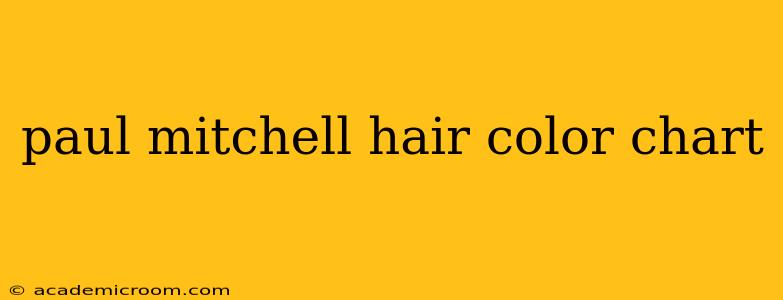 paul mitchell hair color chart