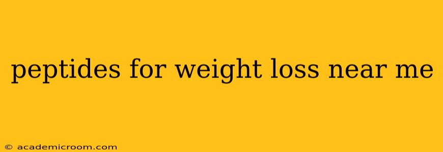 peptides for weight loss near me