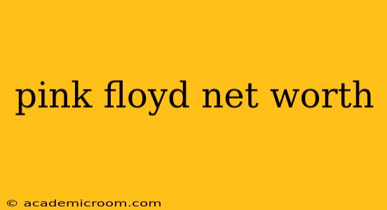 pink floyd net worth