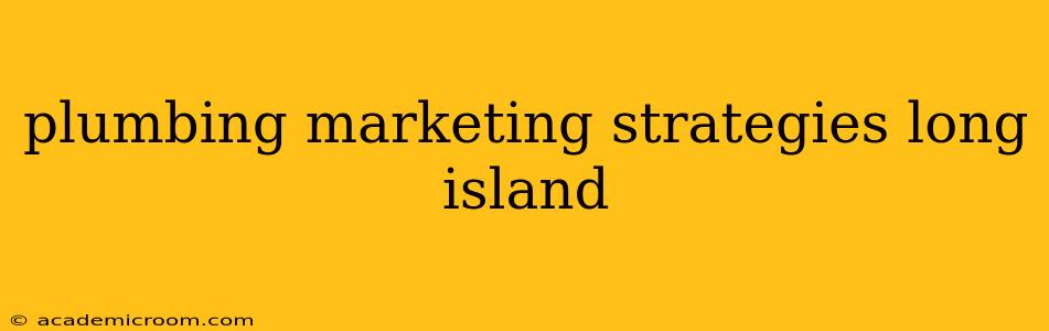 plumbing marketing strategies long island