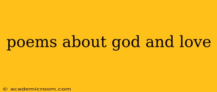 poems about god and love