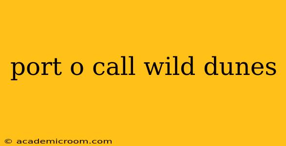 port o call wild dunes