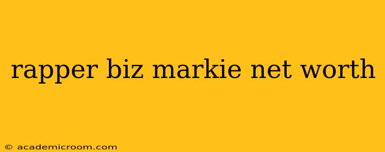 rapper biz markie net worth