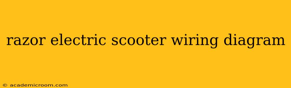 razor electric scooter wiring diagram