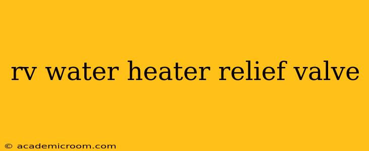 rv water heater relief valve