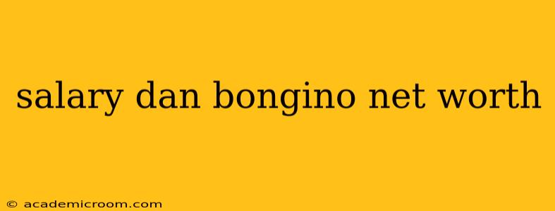 salary dan bongino net worth