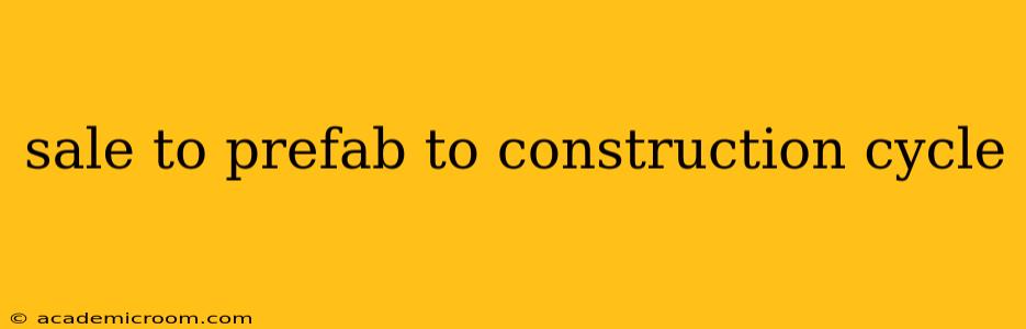 sale to prefab to construction cycle