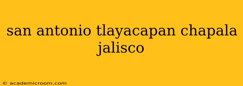 san antonio tlayacapan chapala jalisco
