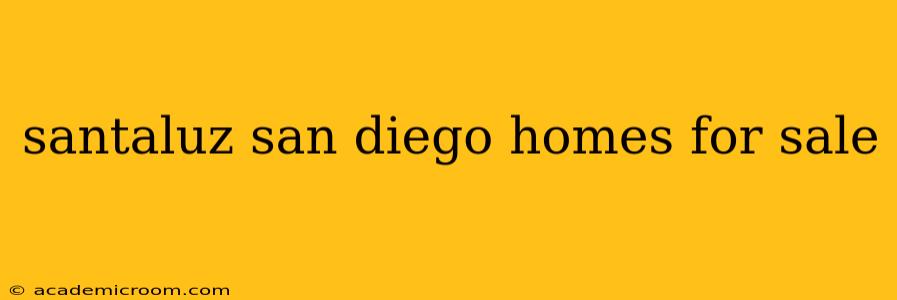 santaluz san diego homes for sale