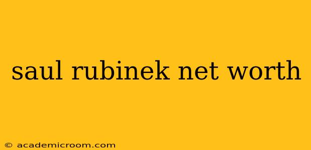 saul rubinek net worth
