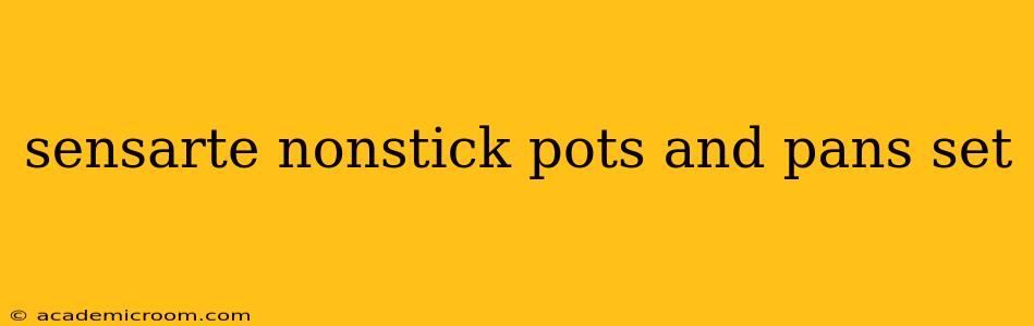 sensarte nonstick pots and pans set