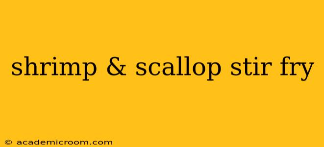 shrimp & scallop stir fry