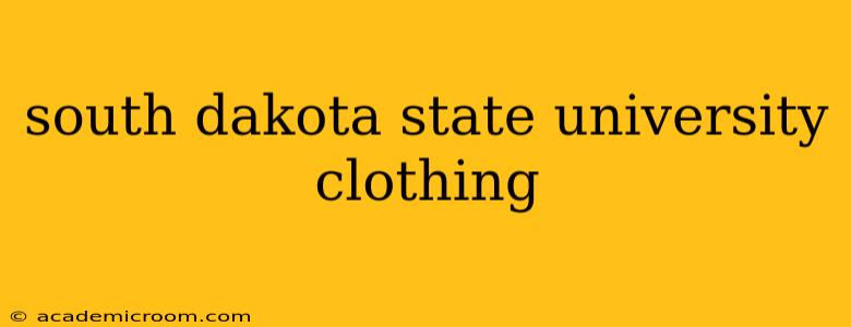 south dakota state university clothing