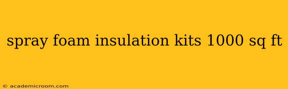 spray foam insulation kits 1000 sq ft