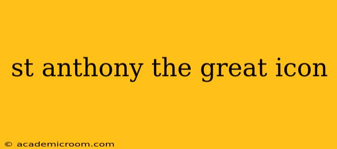 st anthony the great icon