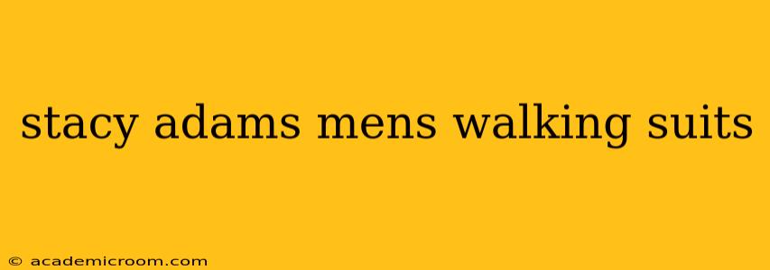 stacy adams mens walking suits