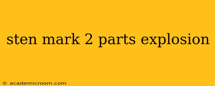 sten mark 2 parts explosion