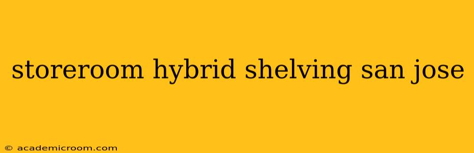 storeroom hybrid shelving san jose