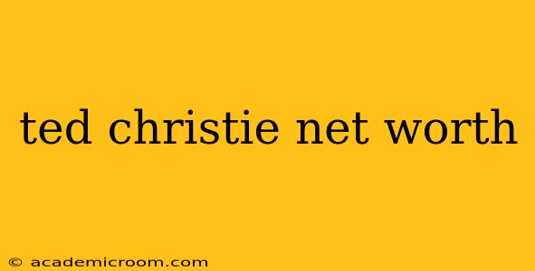 ted christie net worth
