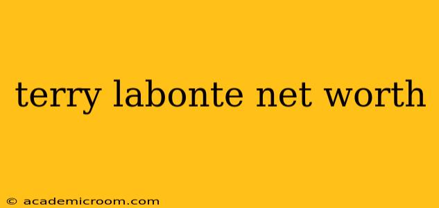 terry labonte net worth