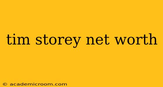 tim storey net worth