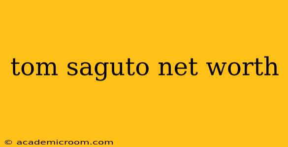tom saguto net worth