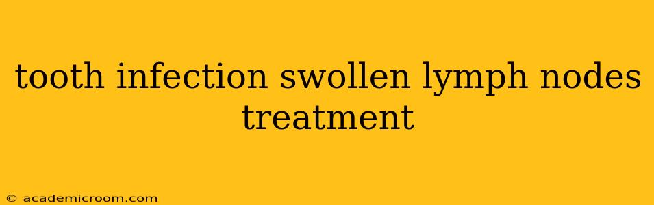 tooth infection swollen lymph nodes treatment