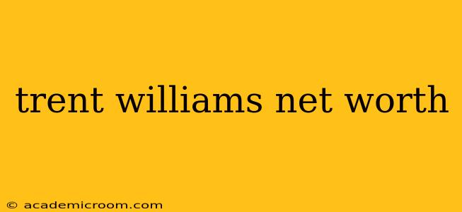 trent williams net worth
