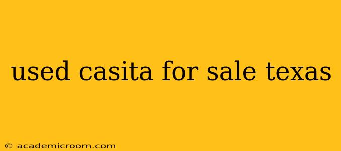 used casita for sale texas
