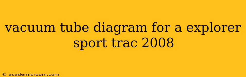 vacuum tube diagram for a explorer sport trac 2008