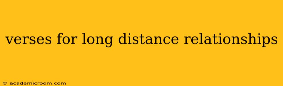verses for long distance relationships