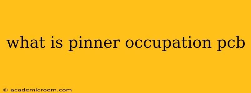 what is pinner occupation pcb
