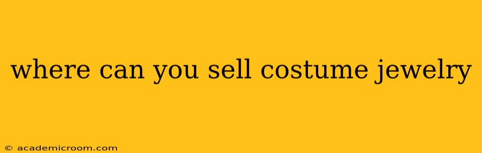 where can you sell costume jewelry