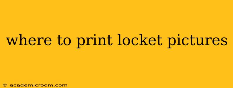 where to print locket pictures