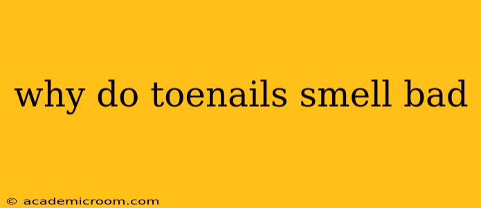 why do toenails smell bad