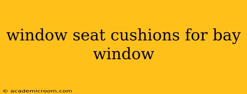 window seat cushions for bay window