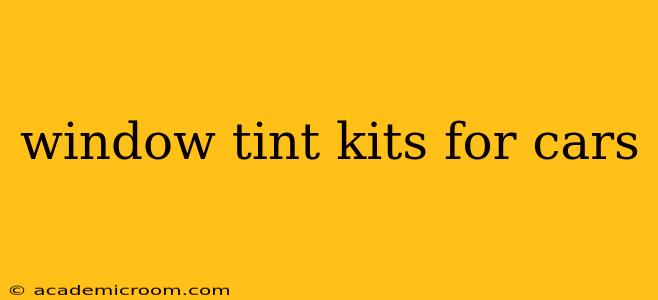 window tint kits for cars