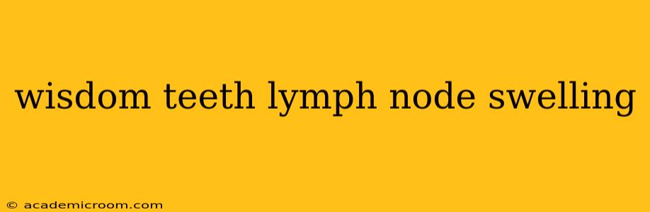 wisdom teeth lymph node swelling