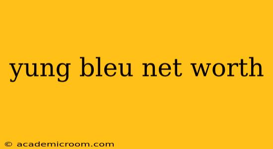 yung bleu net worth